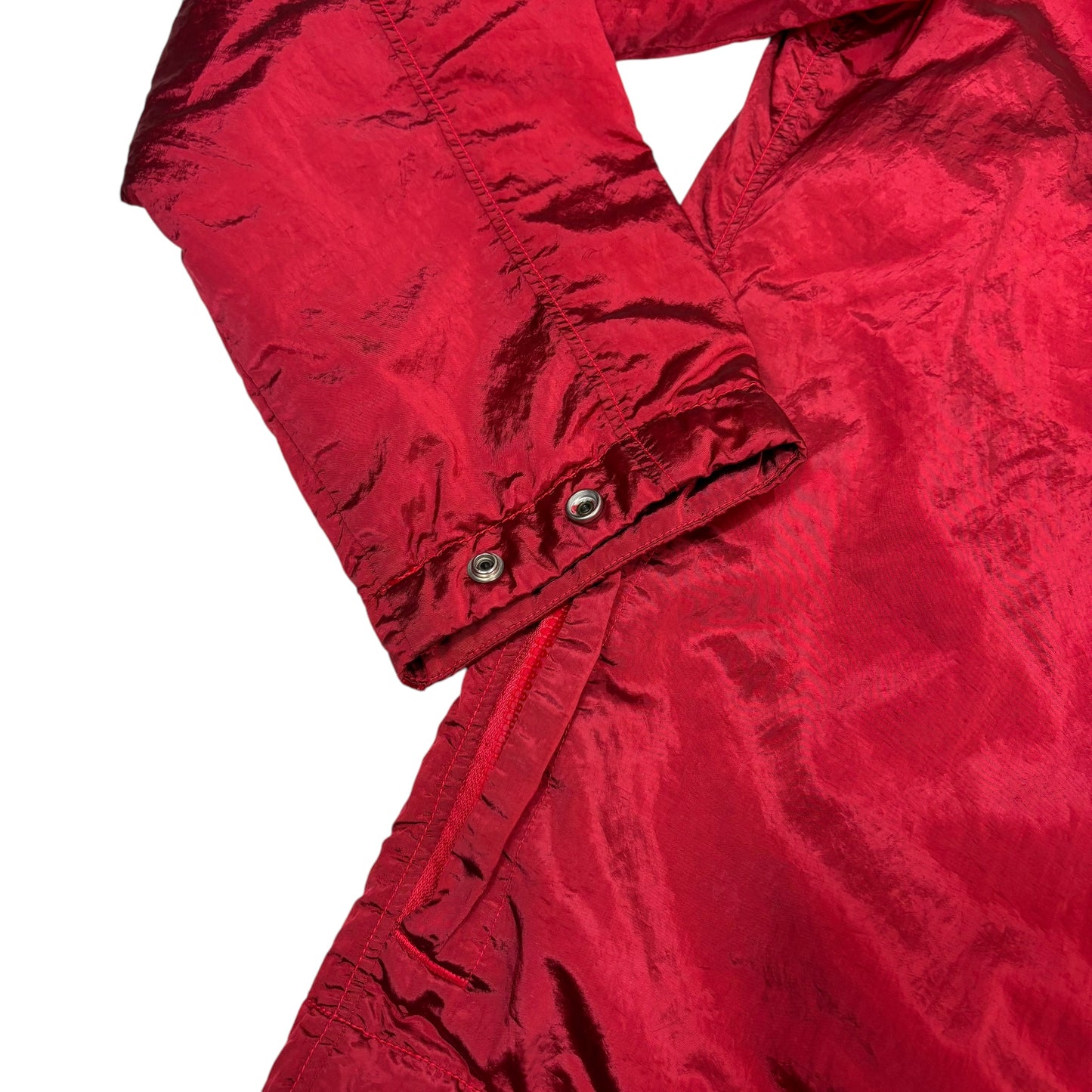 Stone Island Red in Econyl Regenerated Nylon with Primaloft-TC