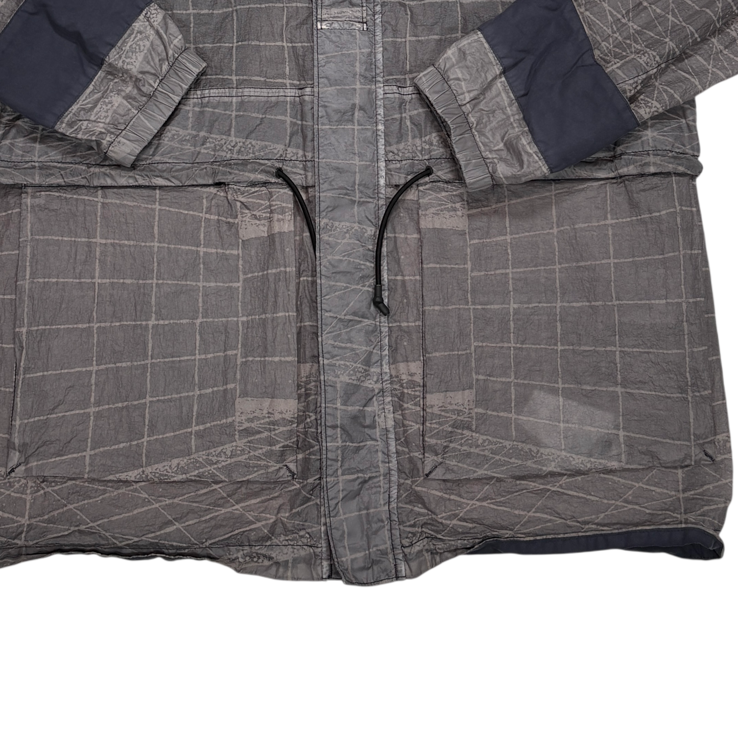 Stone Island Grey Reflective Grid on Lamy-TC Jacket