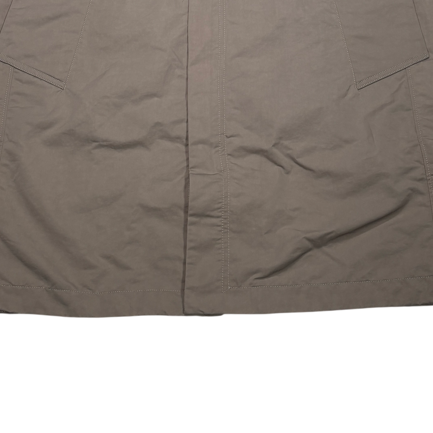 Stone Island Beige Hyper Dense Nylon Raso Coats