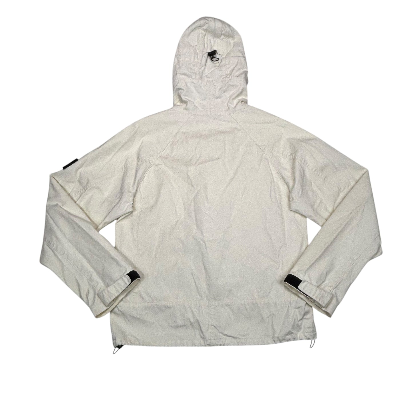 Stone Island White Multi Pocket Compass-Patch Jacket