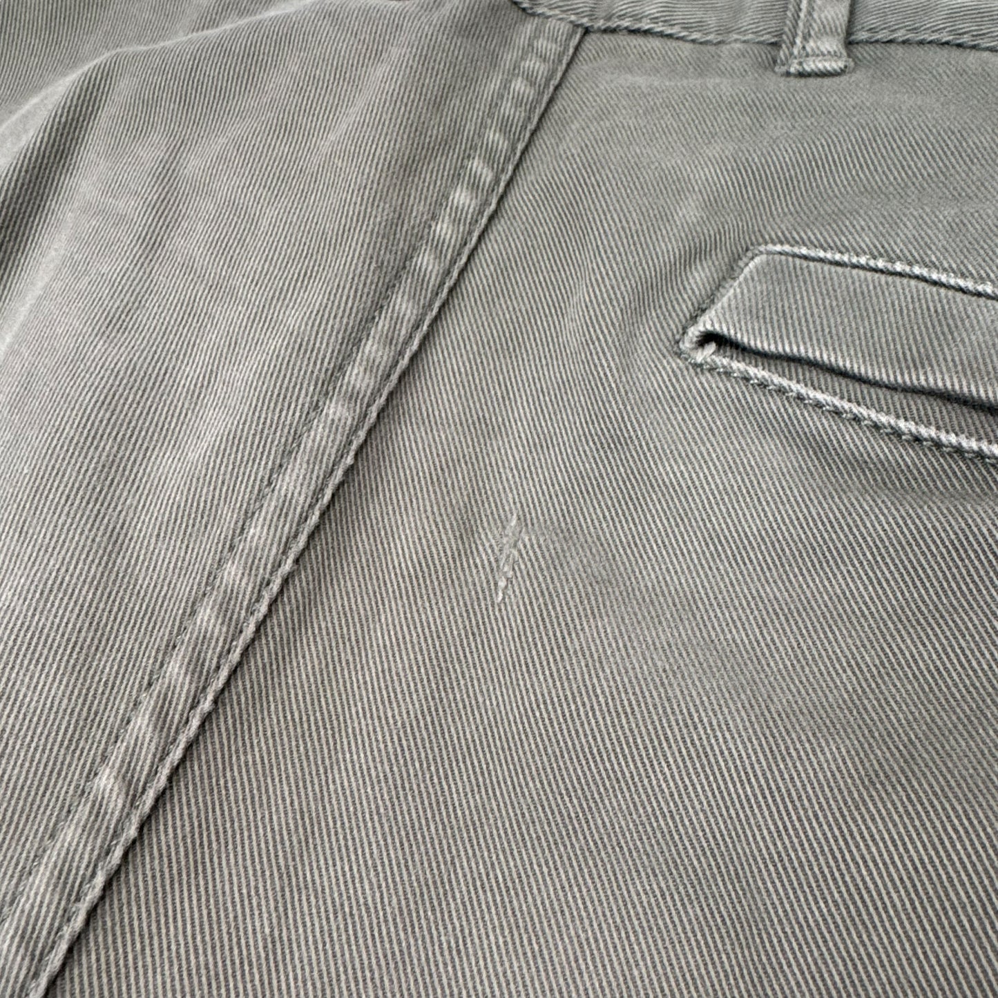 Stone Island Green Diagonal Cotton Compass-Patch Cargo Trousers