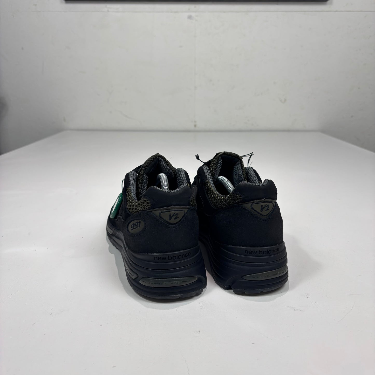 Stone Island x New-balance Black and Green Trainers