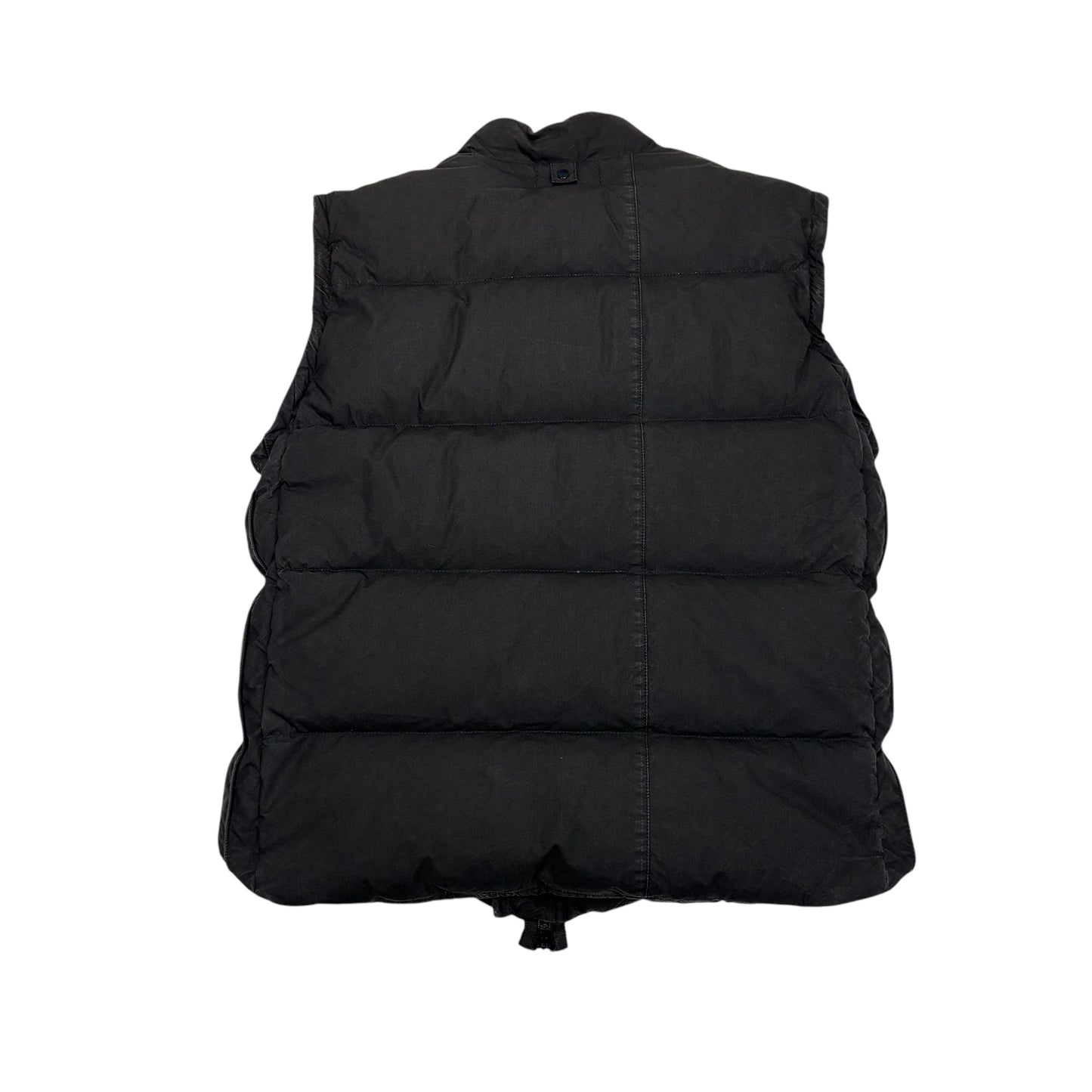 Stone Island Black Shadow Project Compass-Patch with Removable Arms Cotton Nylon Poplin Down Jacket