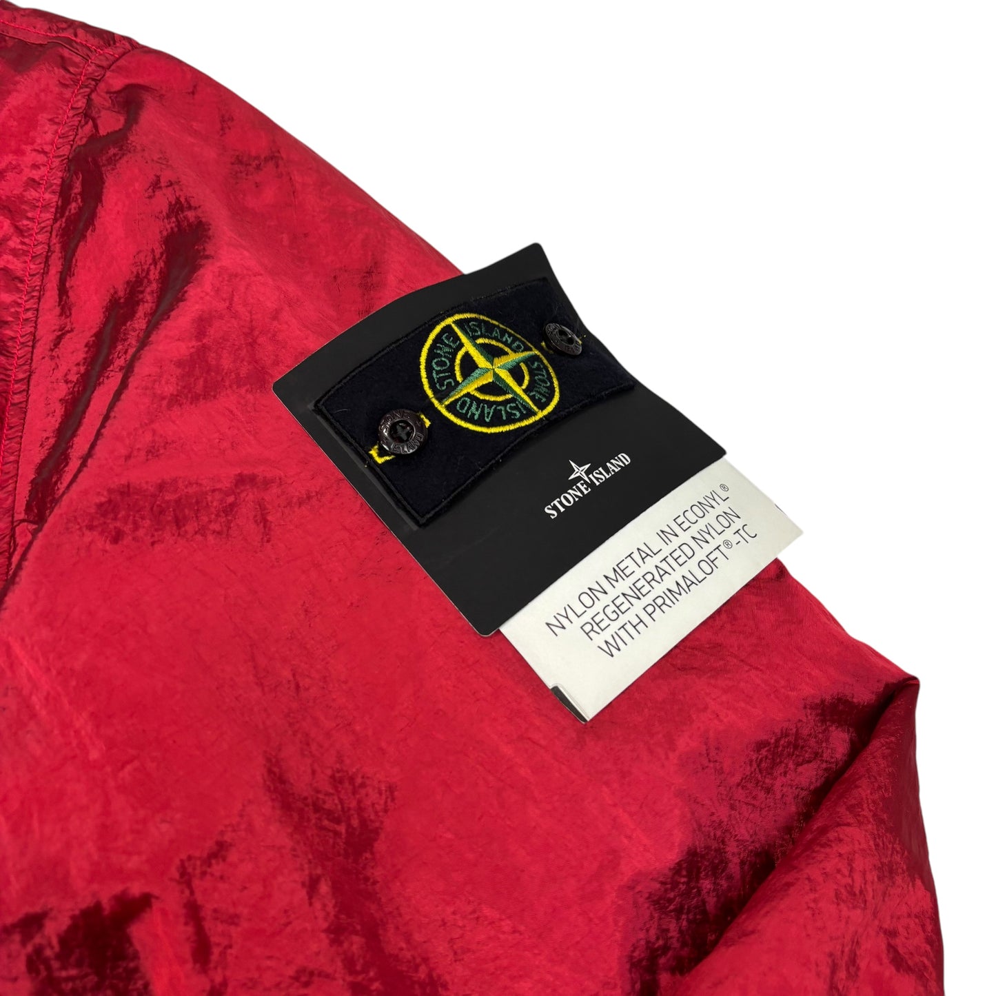 Stone Island Red in Econyl Regenerated Nylon with Primaloft-TC