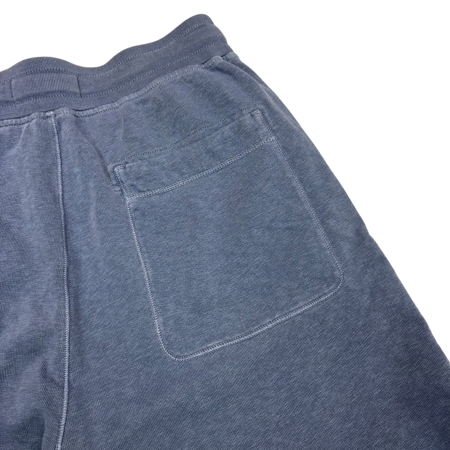 Stone Island Navy Blue Compass-Patch Cotton Shorts