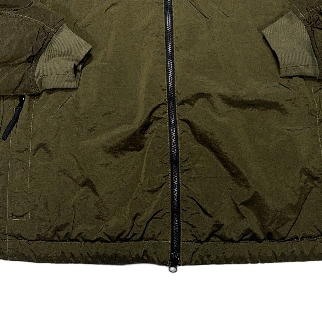 Stone Island Nylon Metal In Econy Regenerated Nylon With Primaloft Green Jacket