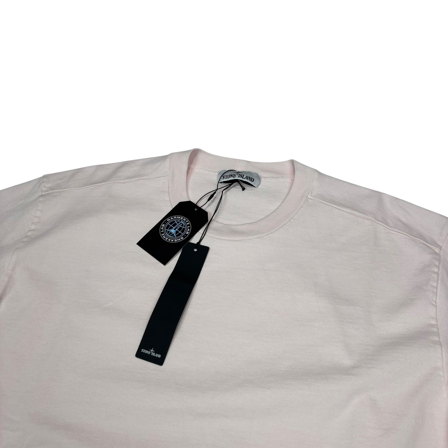 Stone Island Pink Compass-Patch lightweight Crewneck Jumper