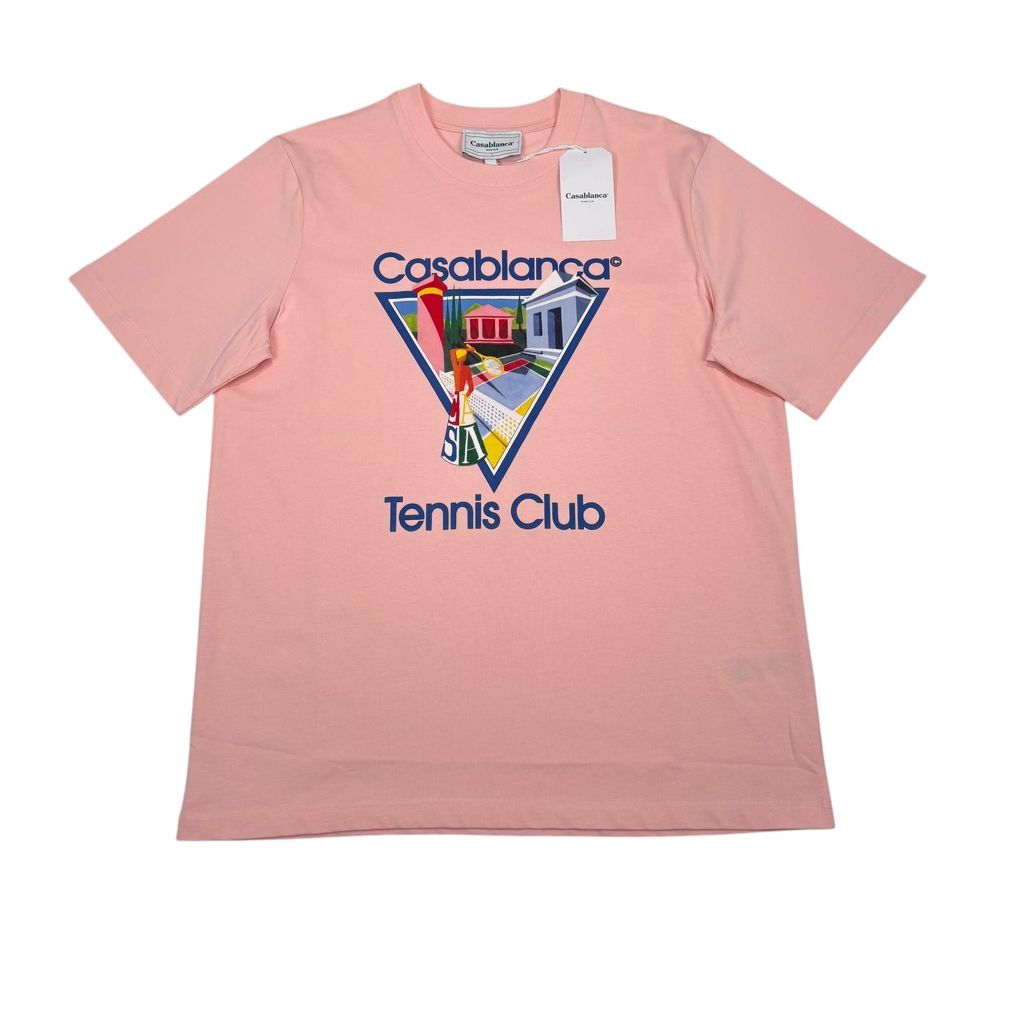 Casa Blanca Pale Pink La Joueuse Organic Cotton Tshirt