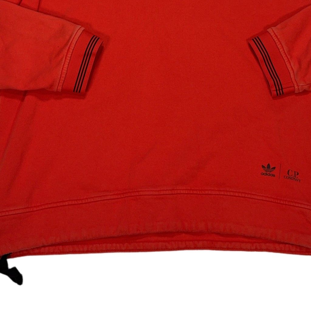 adidas x CP Company Goggle Hoodie – Red