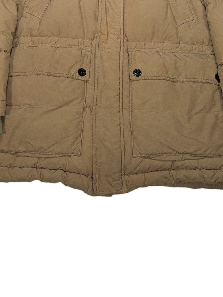 Stone Island Hooded Puffer Parka – Brown