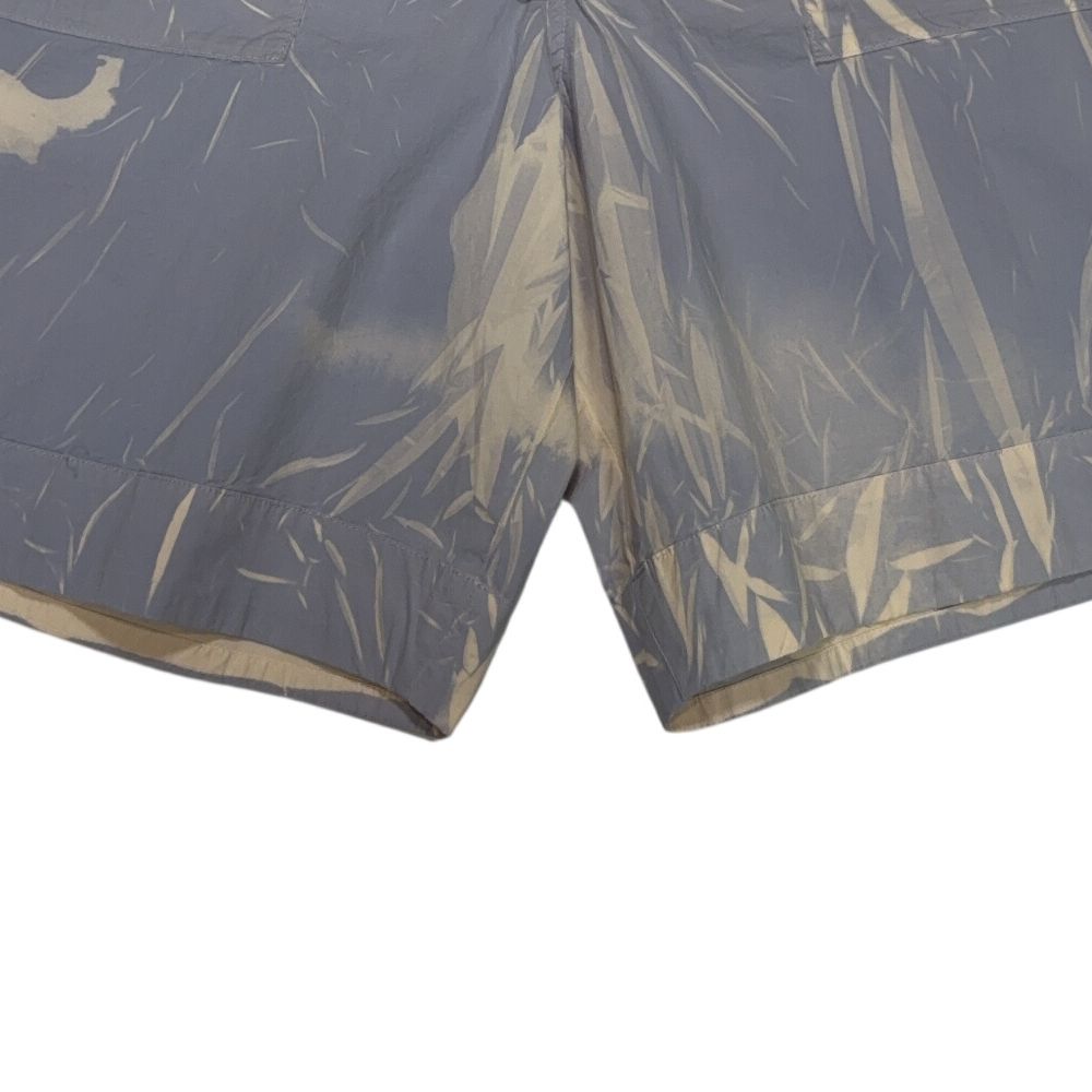 Stone Island Abstract Print Blue Shorts