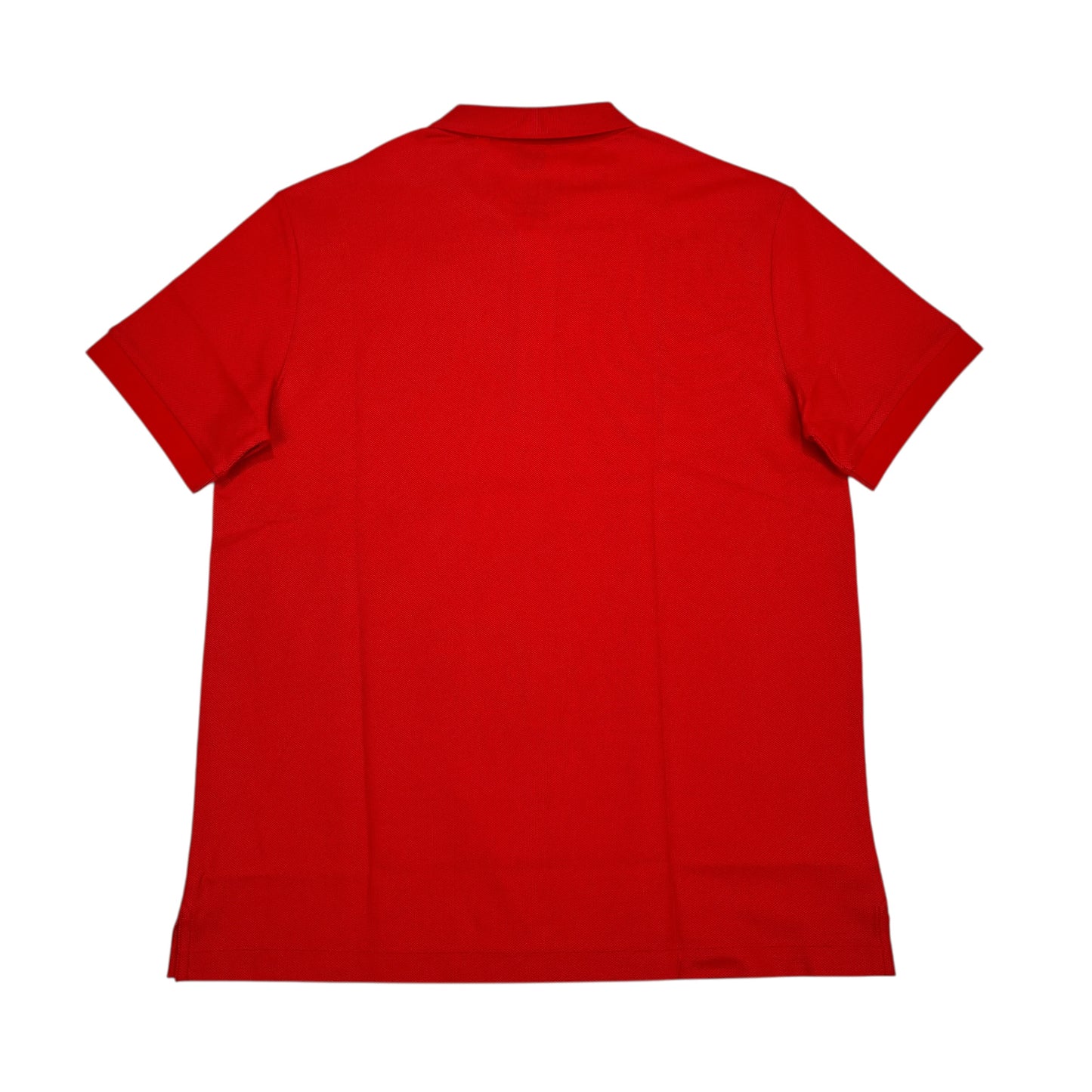 Burberry Red Logo-Embroidered Polo Shirt
