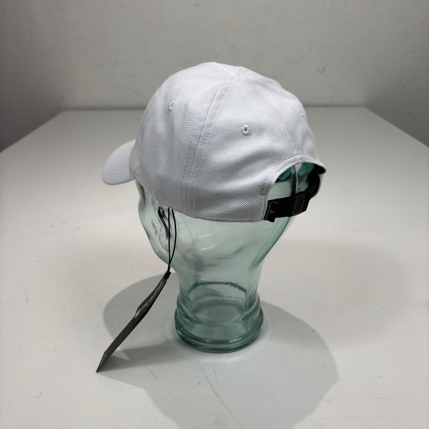 Stone Island White Patch Logo Adjustable Cap