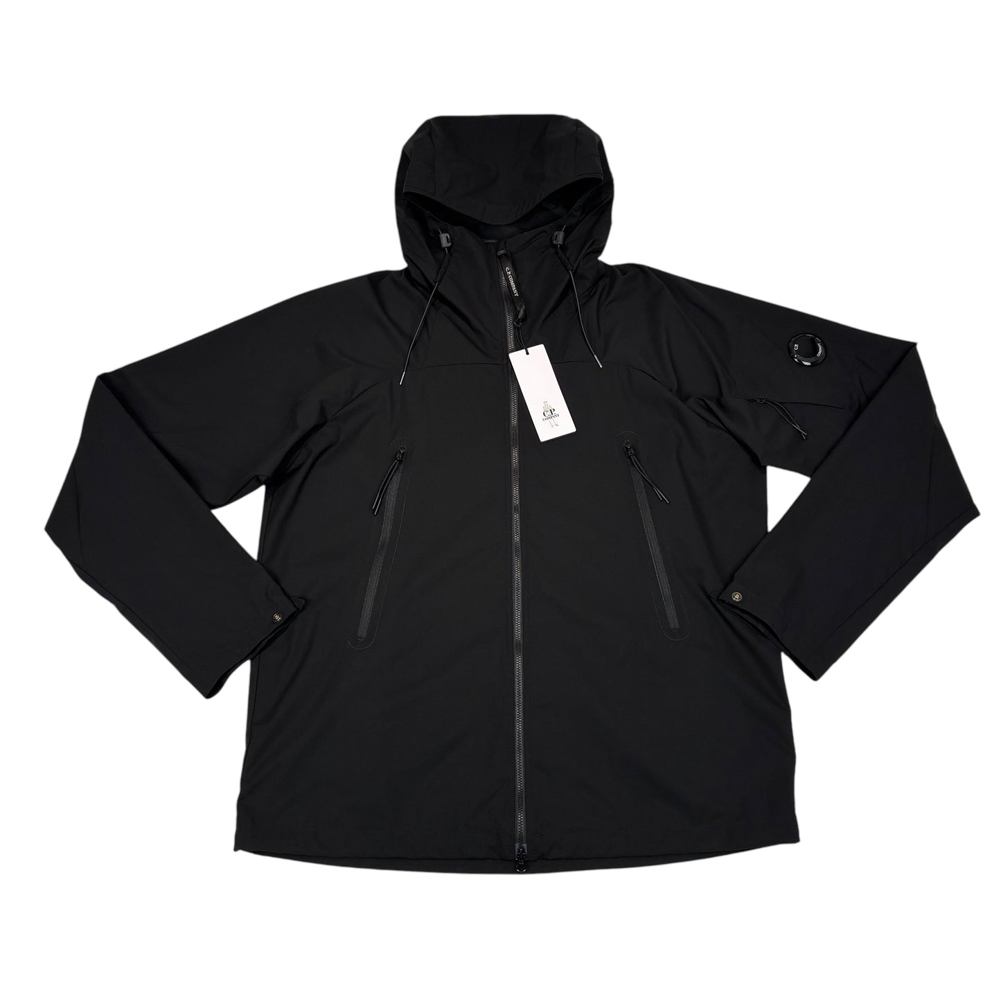 CP Company Black Pro-Tex Single Goggle Jacket