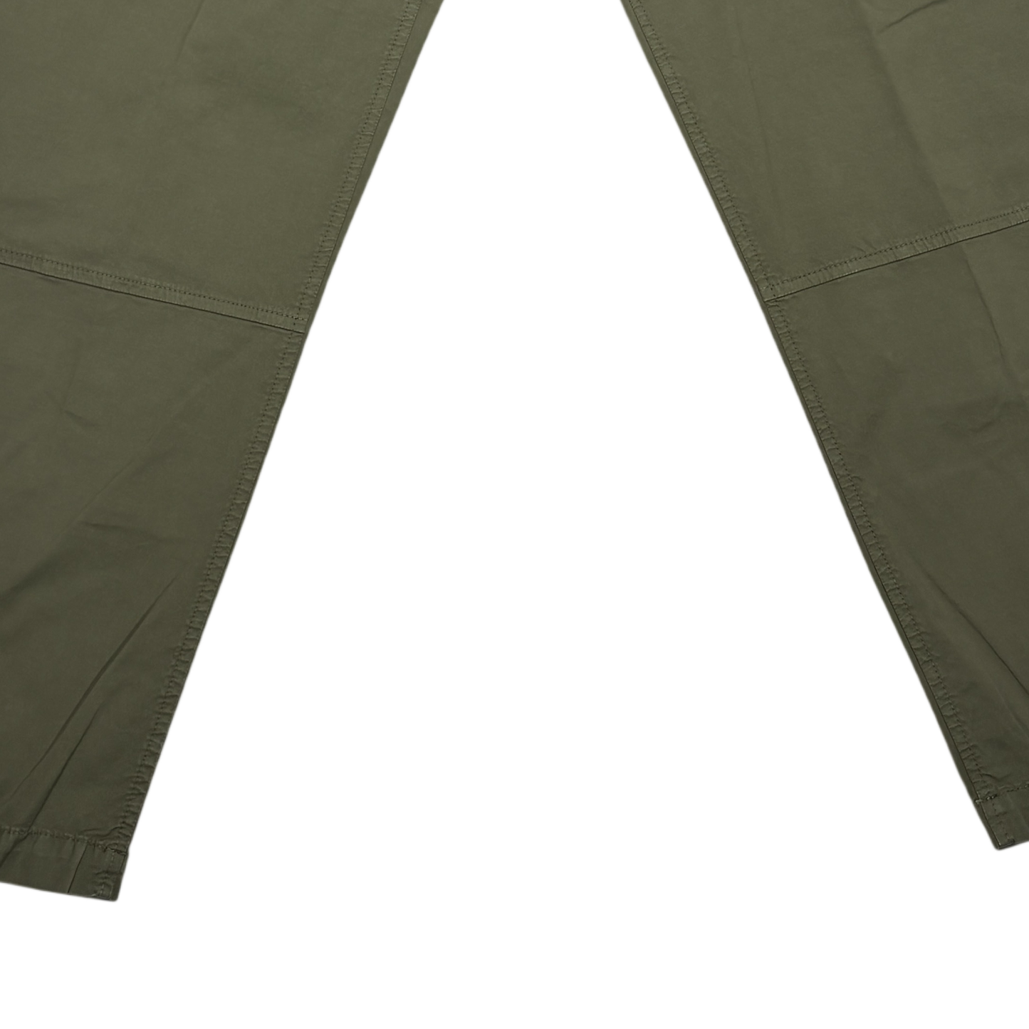 Stone Island Green Compass Patch Cargo Cargo Trousers