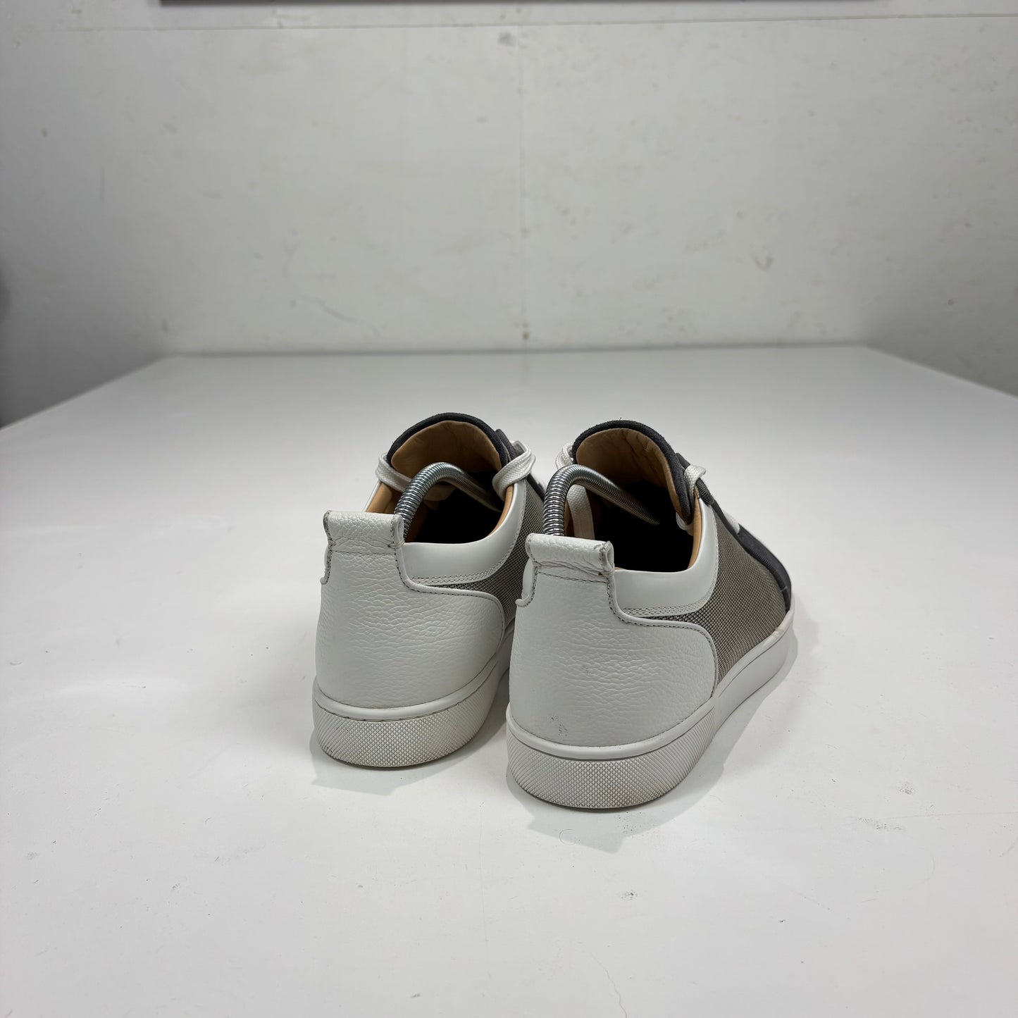 Christian louboutin Men’s White Leather Trainers