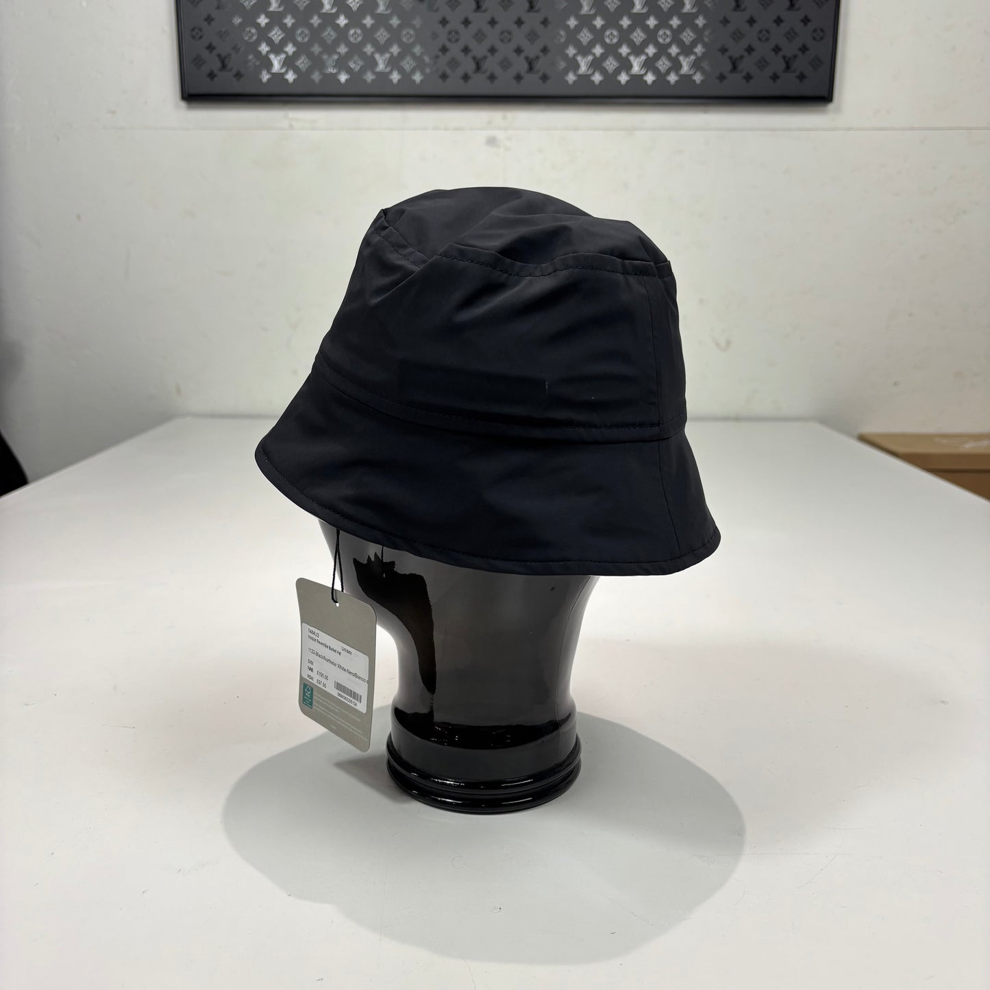 Canada Goose White and Black Reversible Bucket Hat