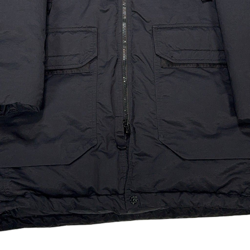 Stone Island Opaque Nylon Twill Down-TC Hooded Parka – Black