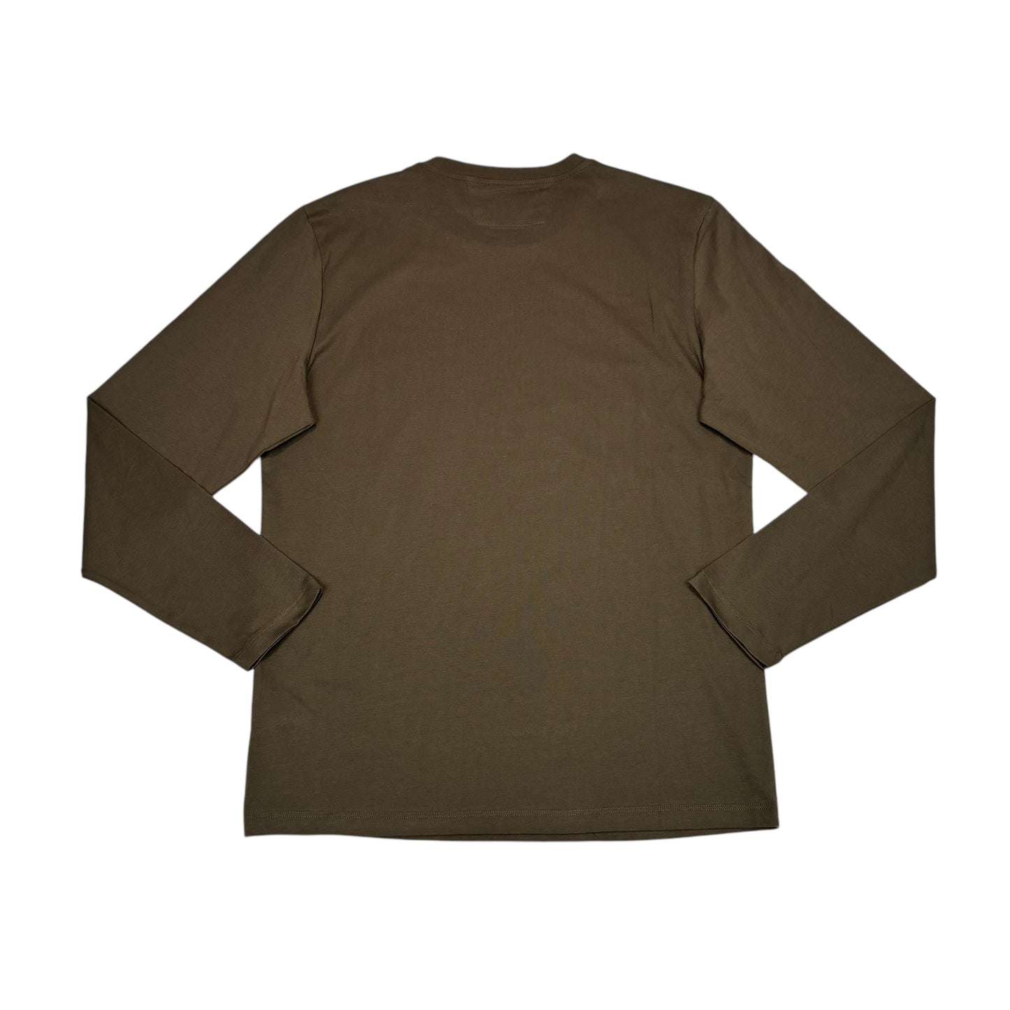 CP Company Duck Green Box Print Spell Out Long Sleeve TShirt