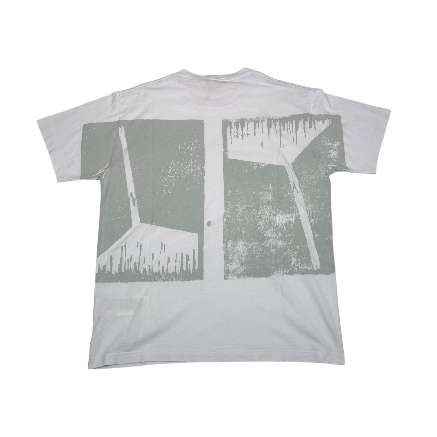 Stone Island White Large Back Logo Tshirt