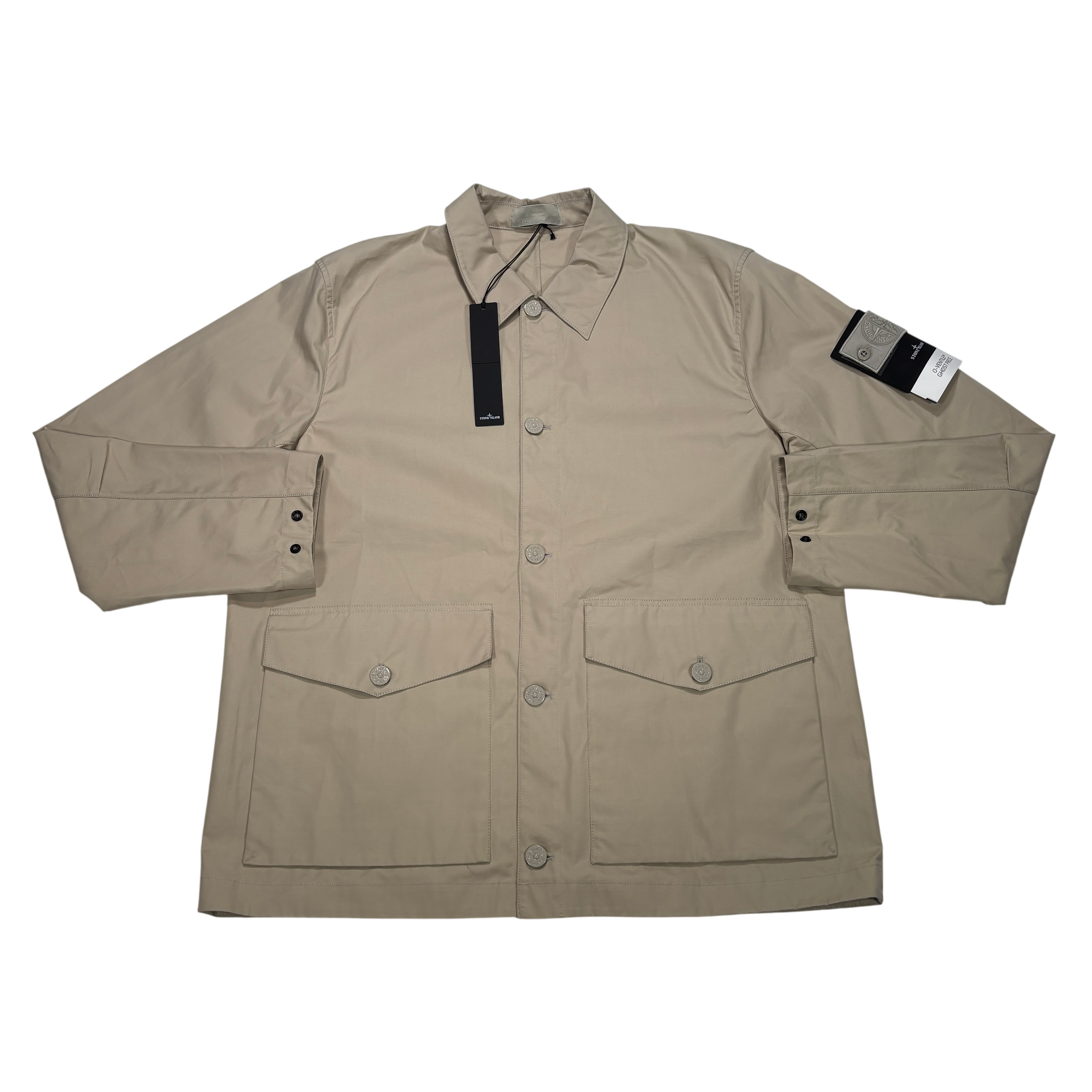 Stone Island Beige 0-Ventile Ghost Piece Jacket – THE GARMENTZ LAB