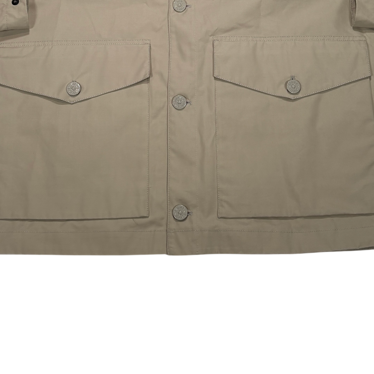Stone Island Beige 0-Ventile Ghost Piece Jacket