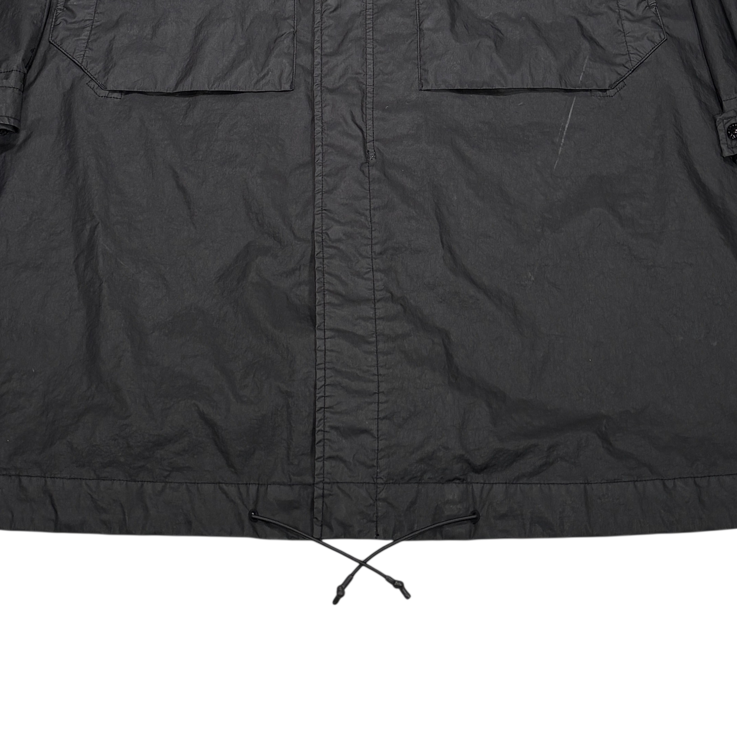 Stone Island Black Membrana 3L TC Coats