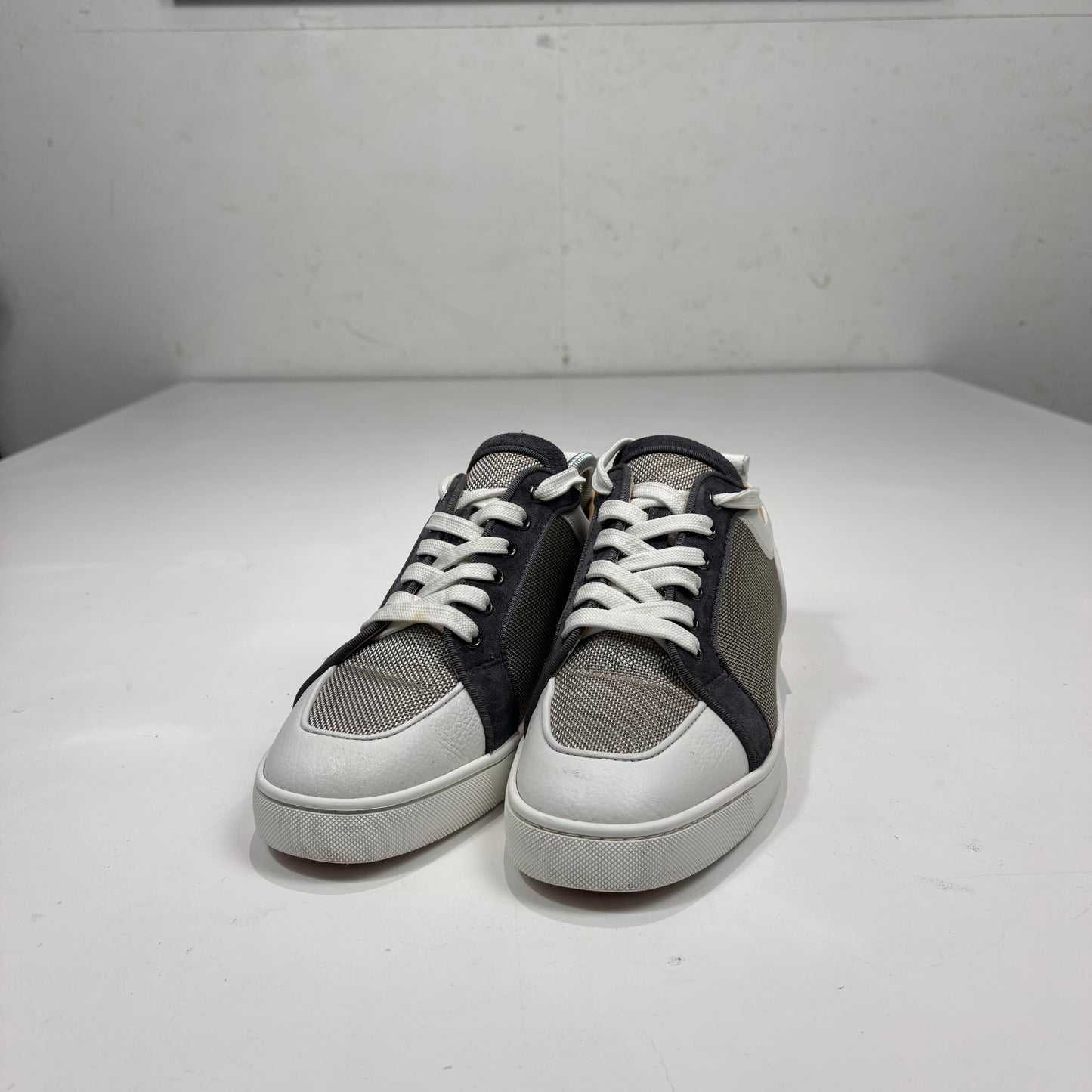 Christian louboutin Men’s White Leather Trainers