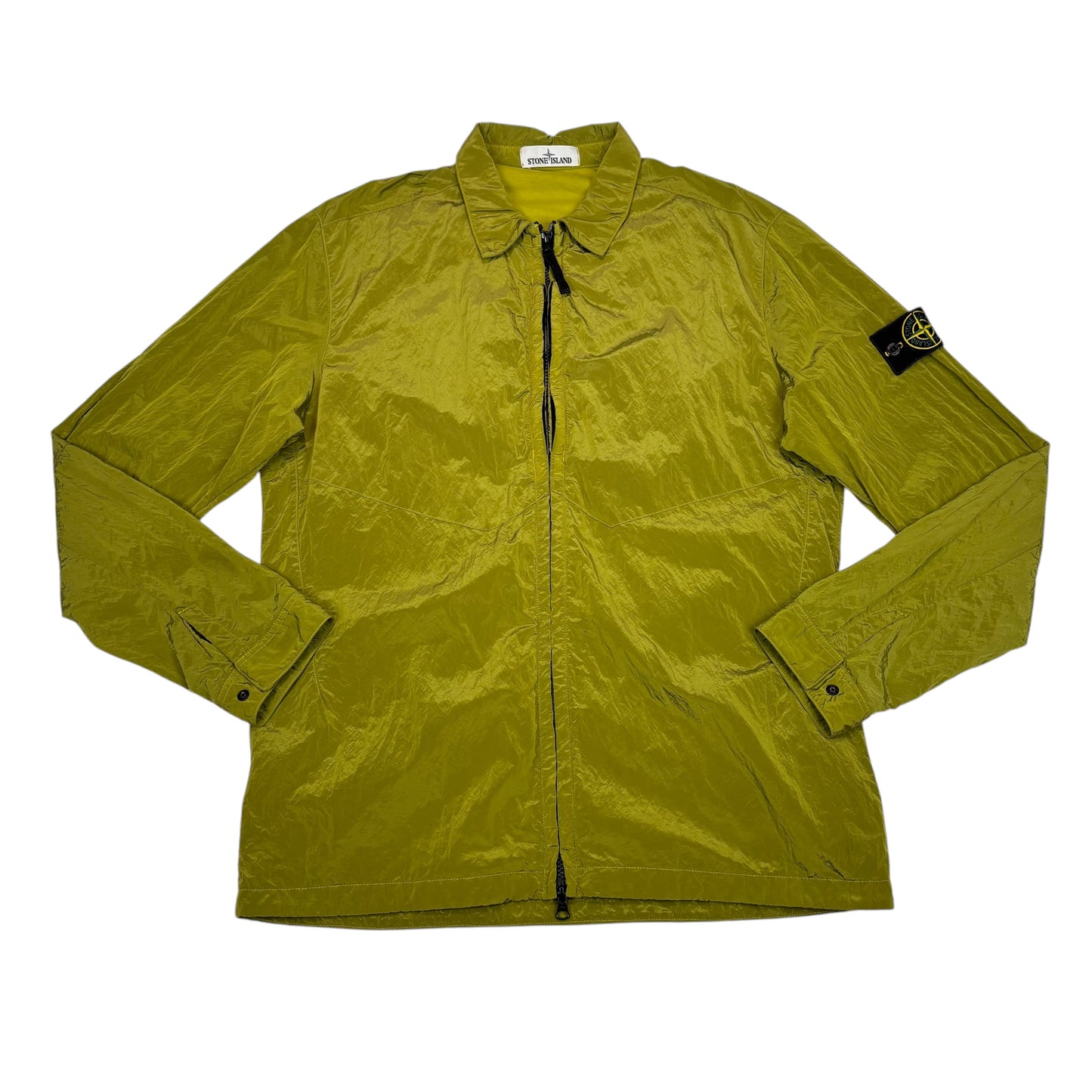 Stone Island Green Nylon Metal with Inner Liner Compass-Patch Jacket