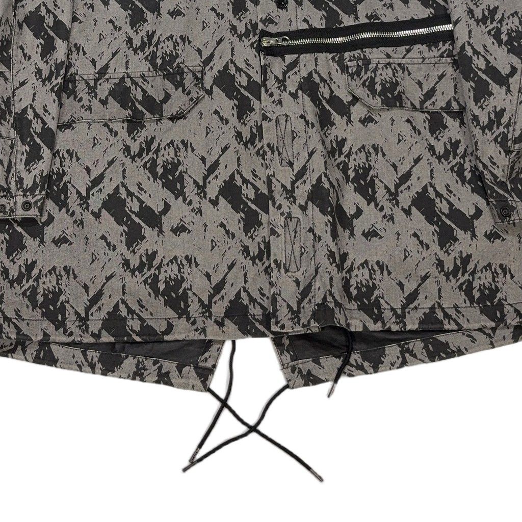 Stone Island Discharge Cotton 2.5L Shadow Grey Jacket