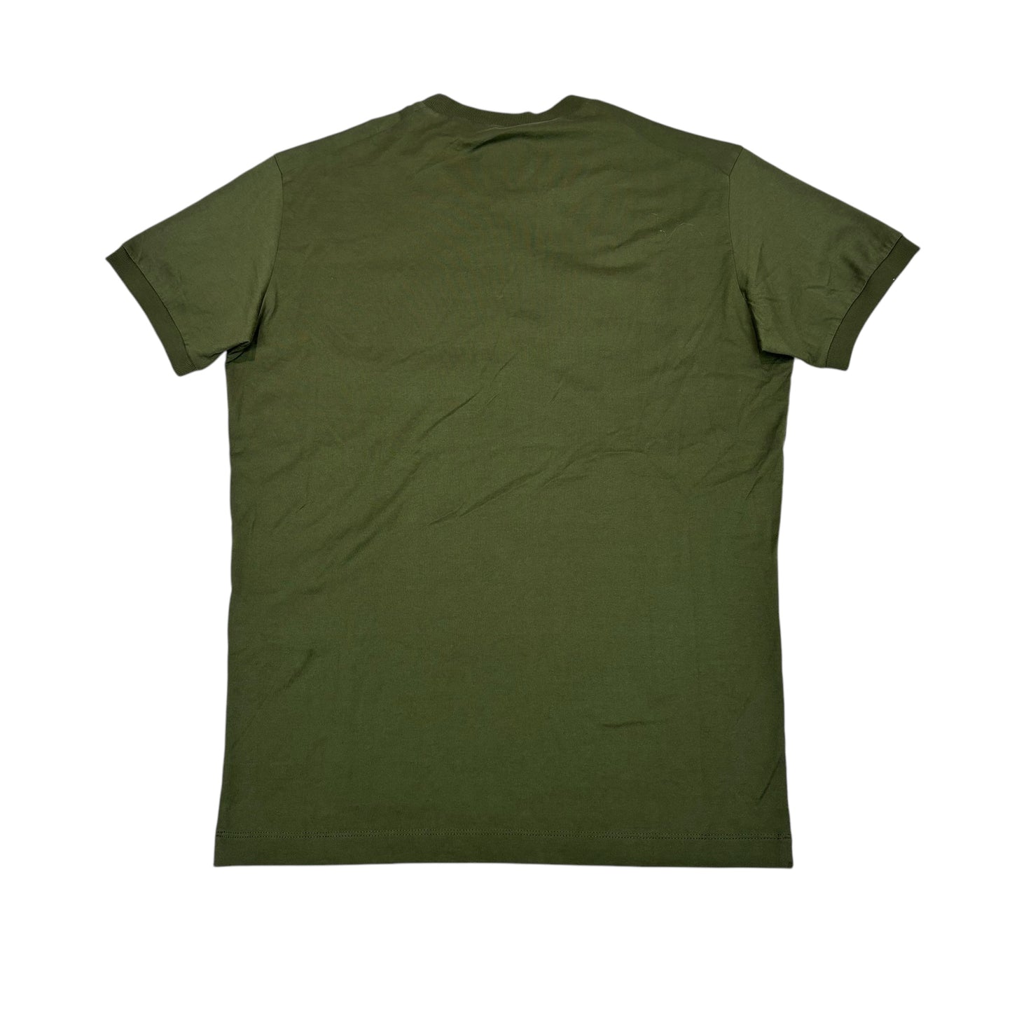 Dsquared2 Military Green Dan Fit Spell Out Logo Tshirt