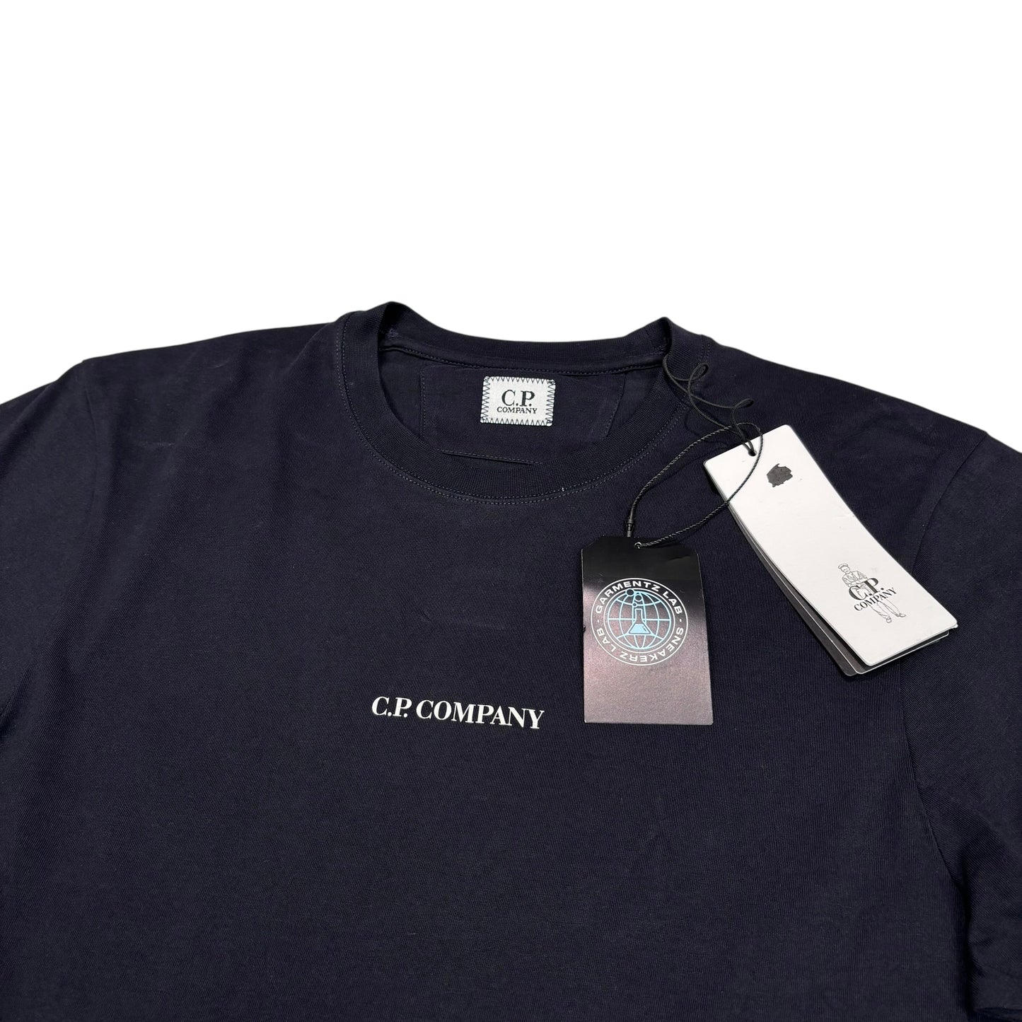 CP Company Navy Blue Small Spell Out TShirt
