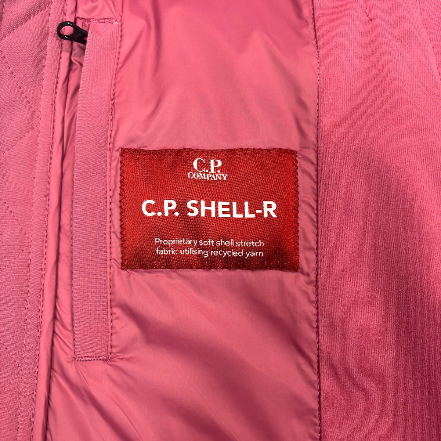 CP Company Pink Double Goggle Soft Shell Jacket