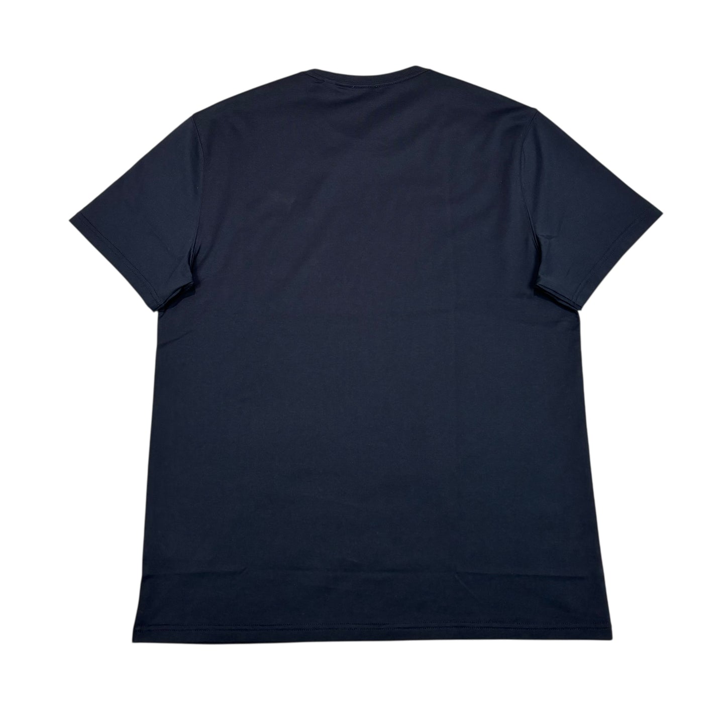 Burberry Navy Blue Logo-Embroidery Tshirt