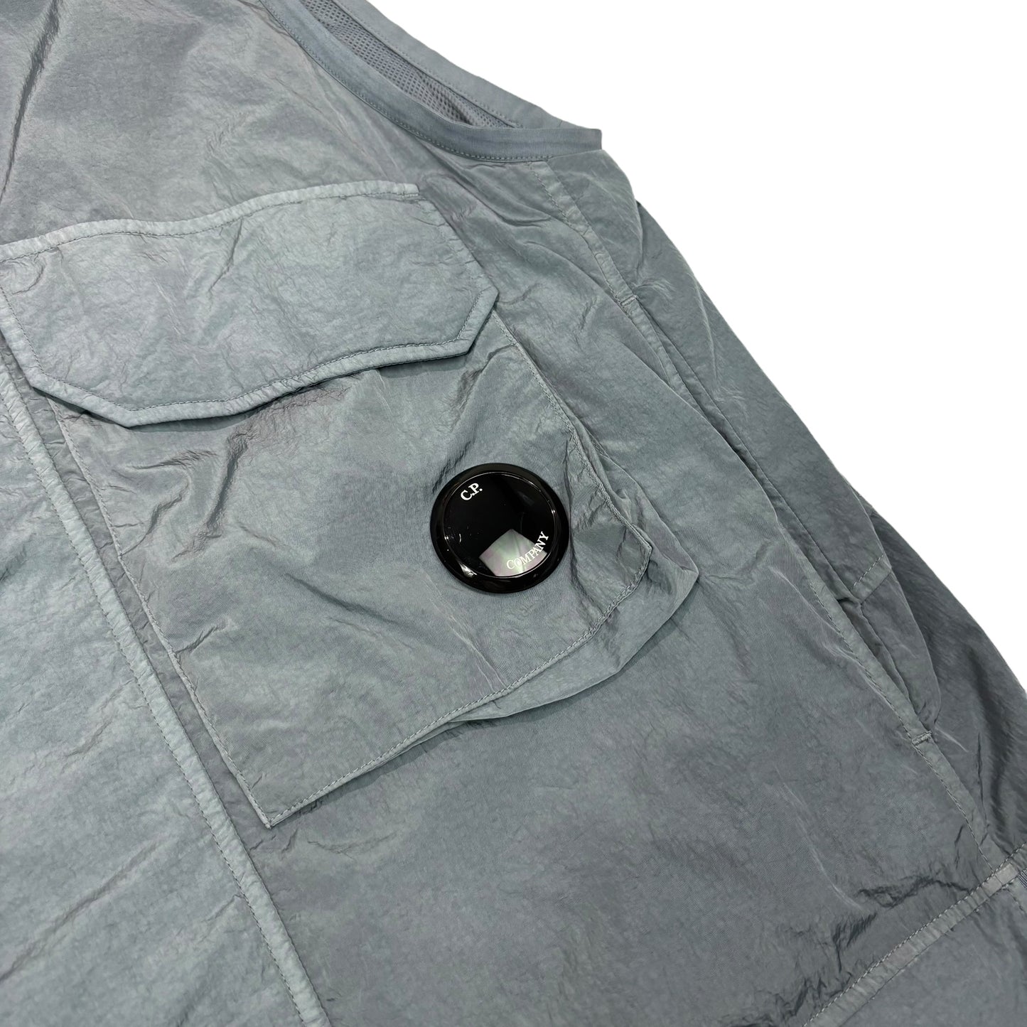 CP Company Stormy Weather Blue Chrome-R single goggle Gilet