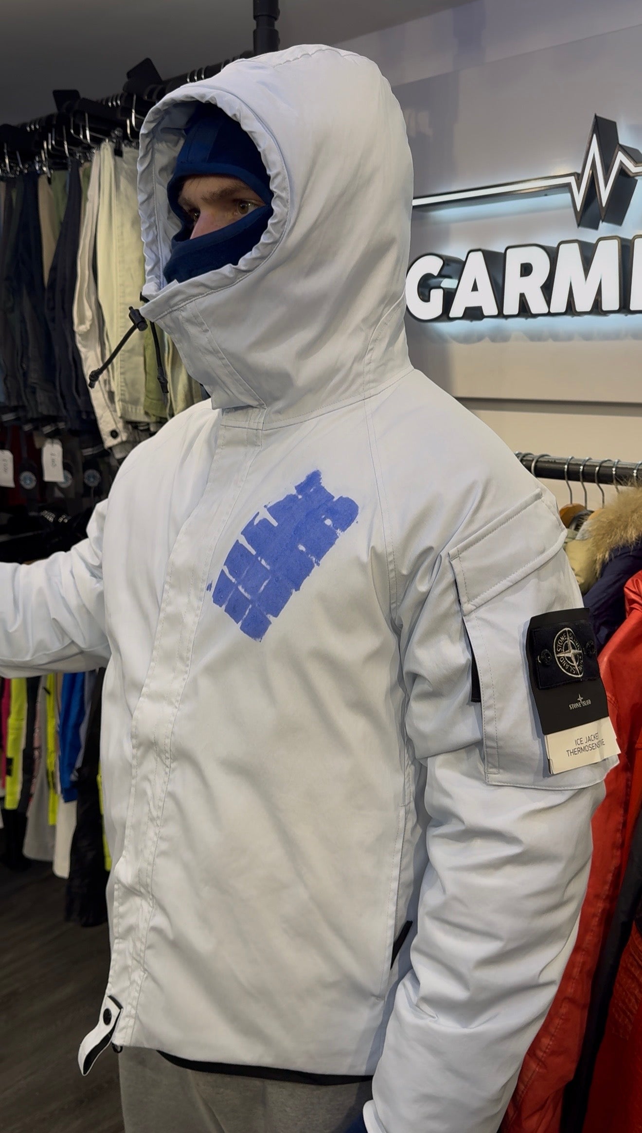 Stone Island Sky Blue Thermosensitive Ice Jacket