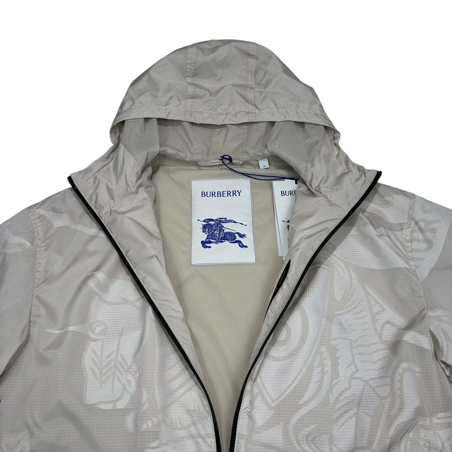 Burberry Cream Full Body Design Jacket