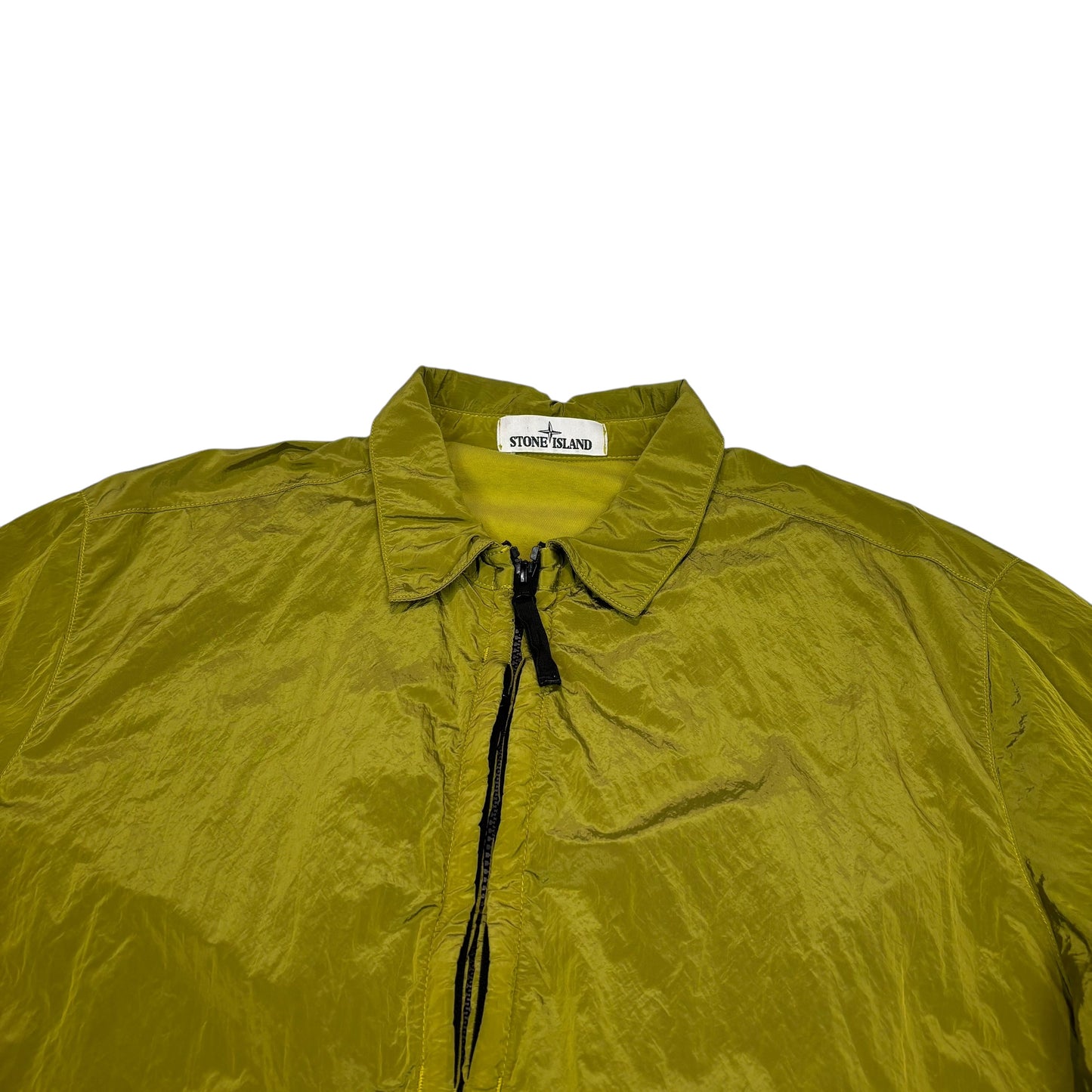 Stone Island Green Nylon Metal with Inner Liner Compass-Patch Jacket