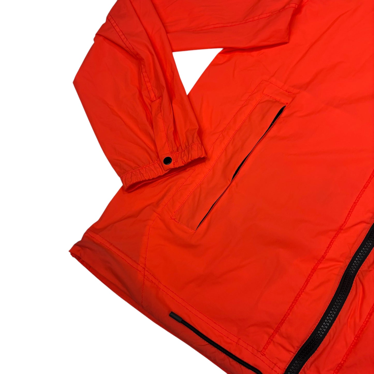 Stone Island Orange Skin Touch Zip Up jacket