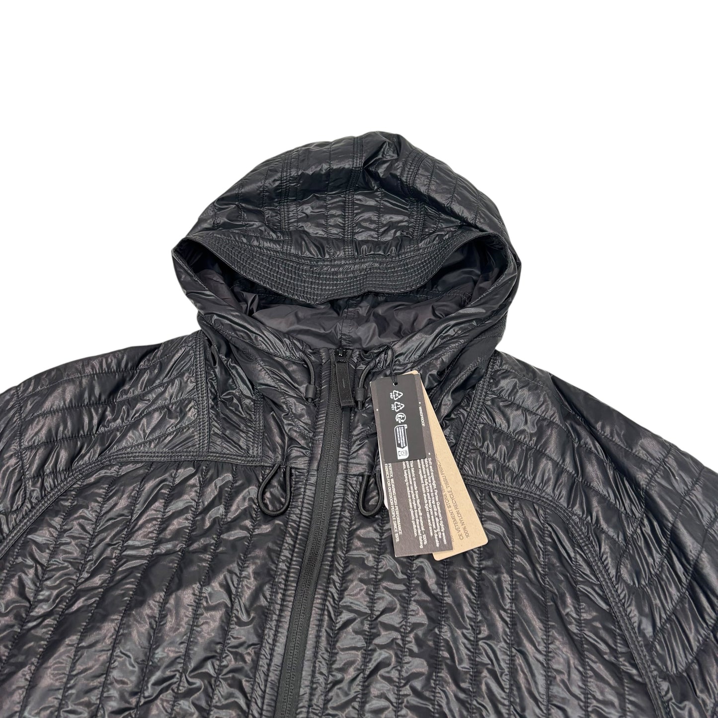 Stone Island Black Pertex Quantum made from Netplus with Primaloft Insulation Technology