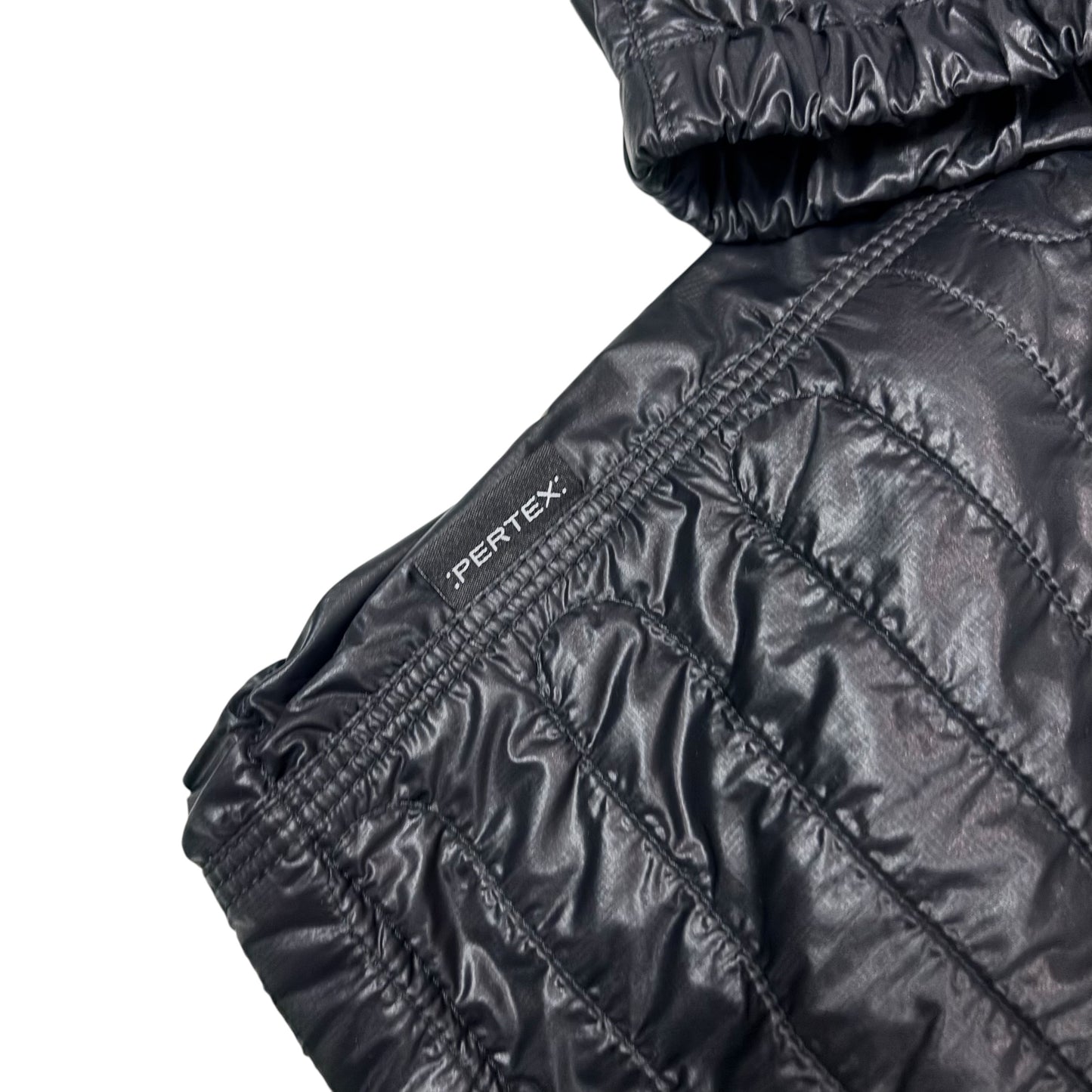 Stone Island Black Pertex Quantum made from Netplus with Primaloft Insulation Technology