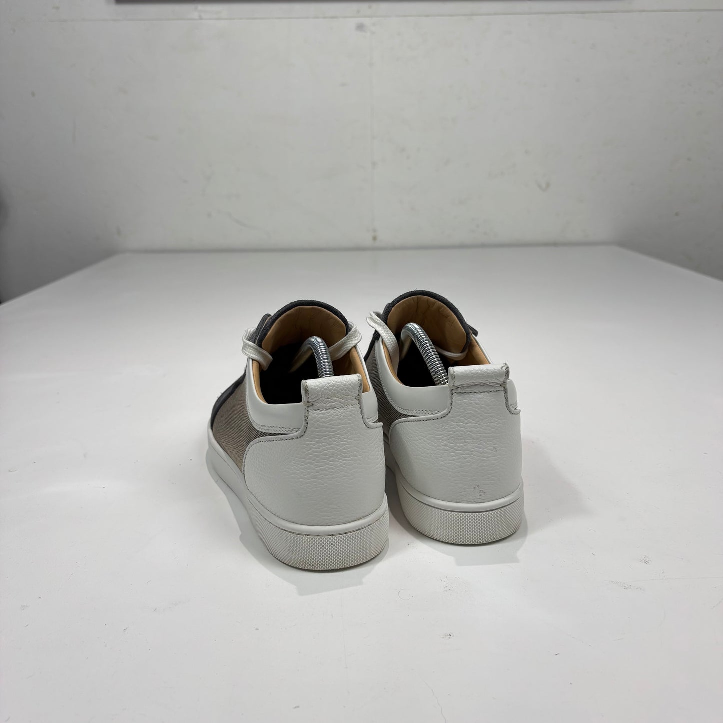 Christian louboutin Men’s White Leather Trainers