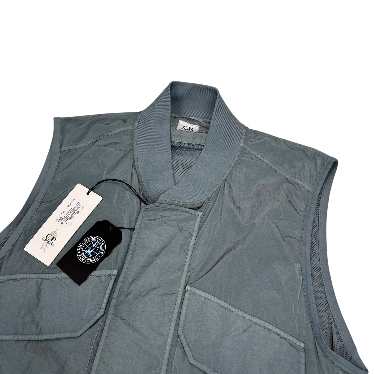 CP Company Stormy Weather Blue Chrome-R single goggle Gilet