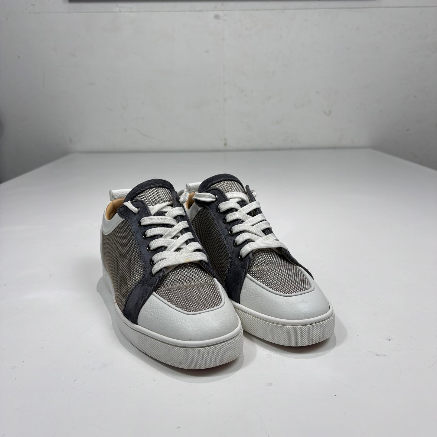 Christian louboutin Men’s White Leather Trainers