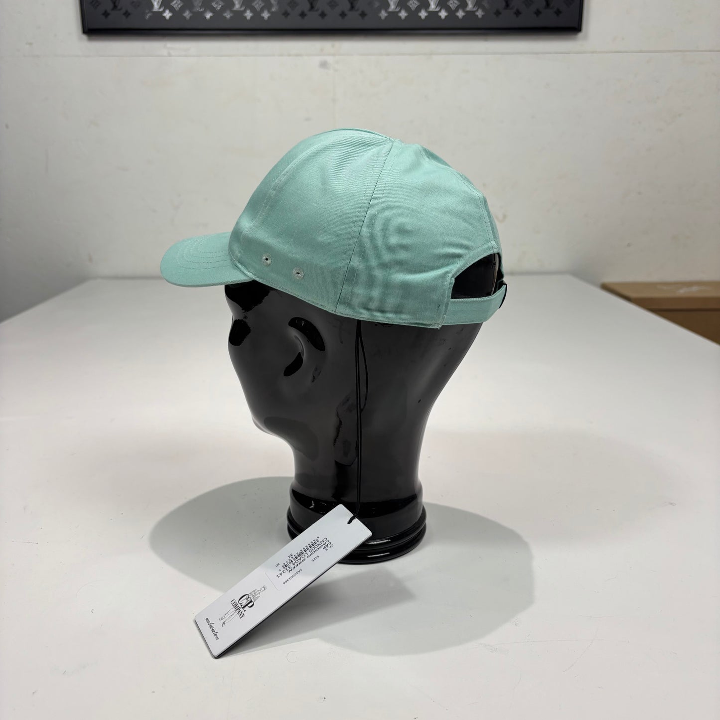 CP Company Lagoon Green Logo Embroidery Hat