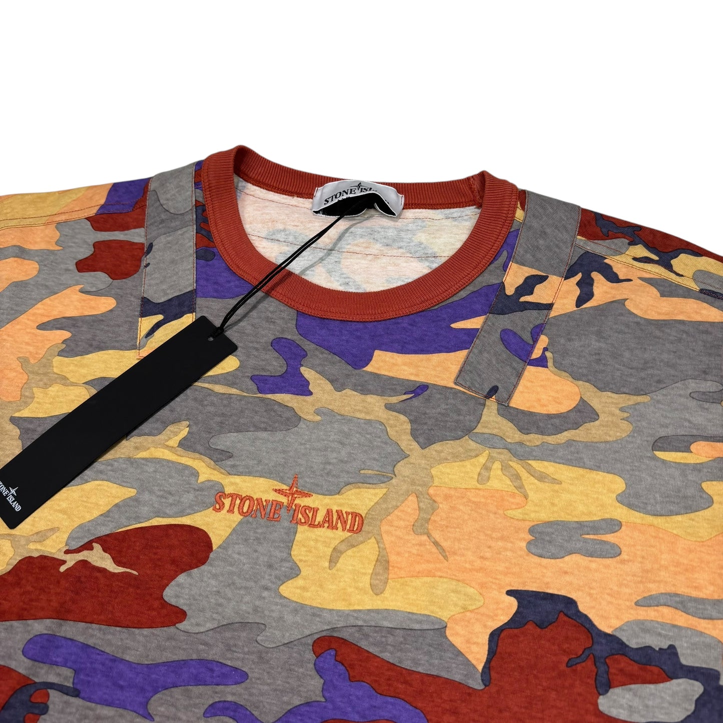 Stone island Heritage Camo Logo Embroidery Tshirt