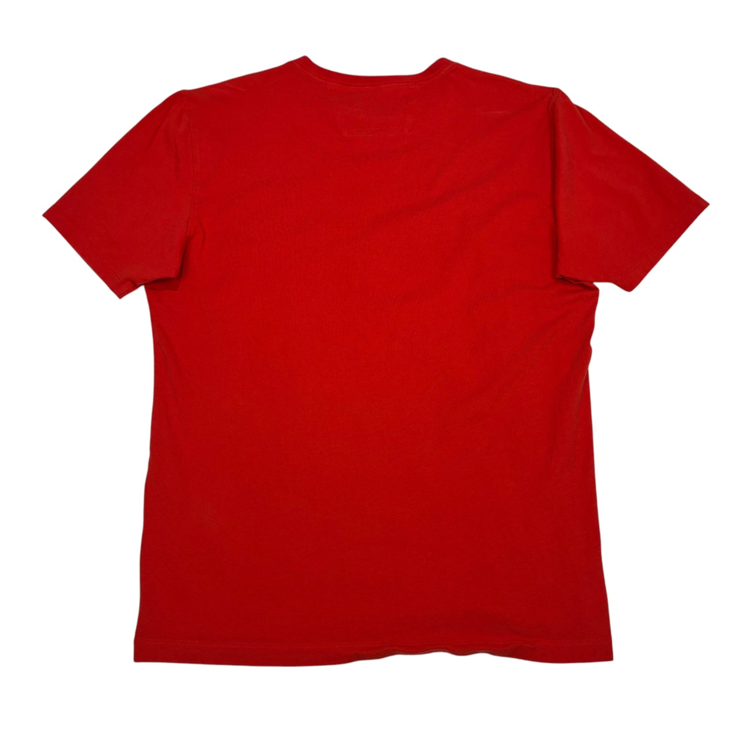 CP Company Lobster Orange Box Print Spell Out TShirt