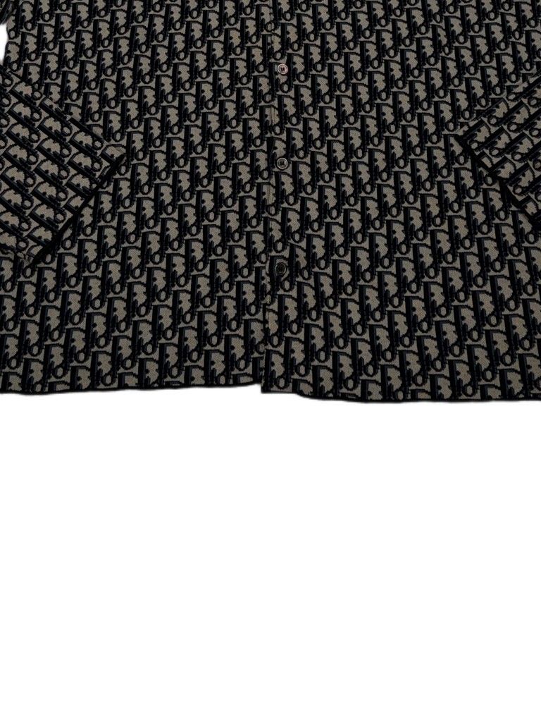 Dior Monogram Button-Up Shirt – Black