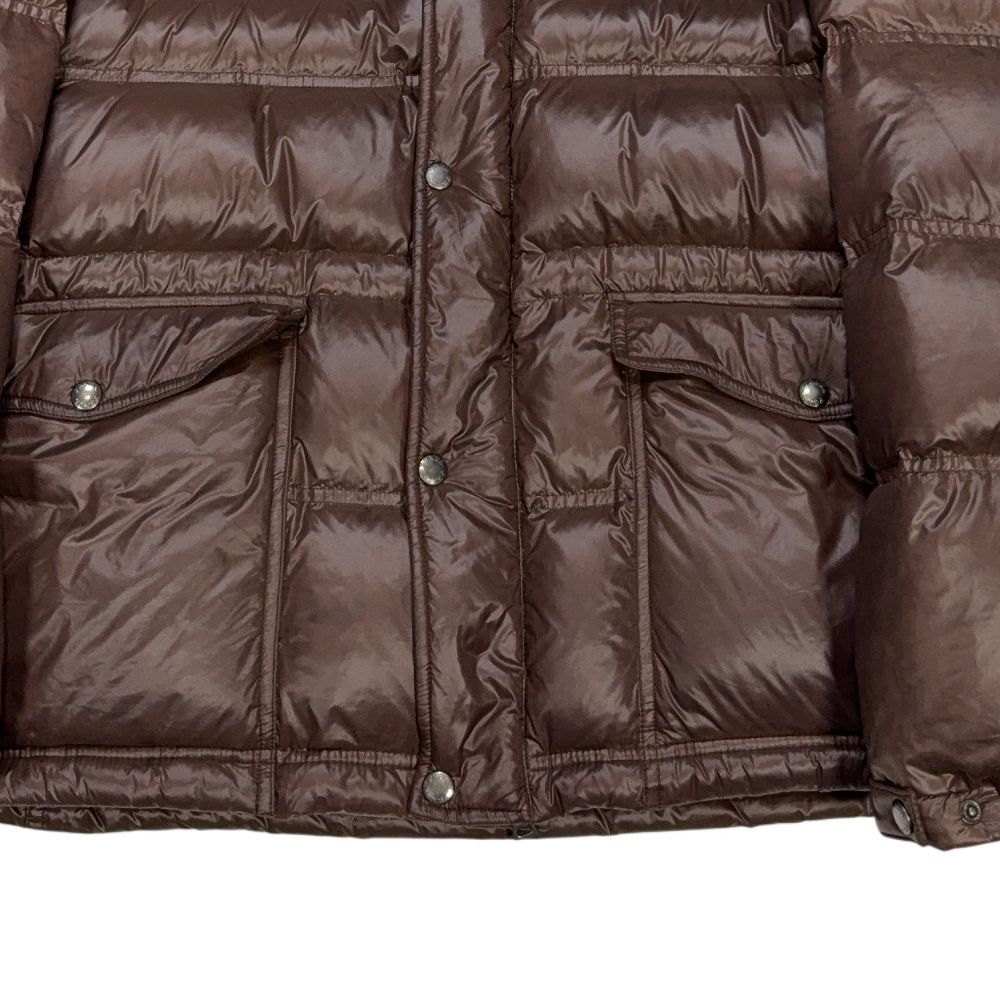 Prada Puffer WIth Fur Brown Coat