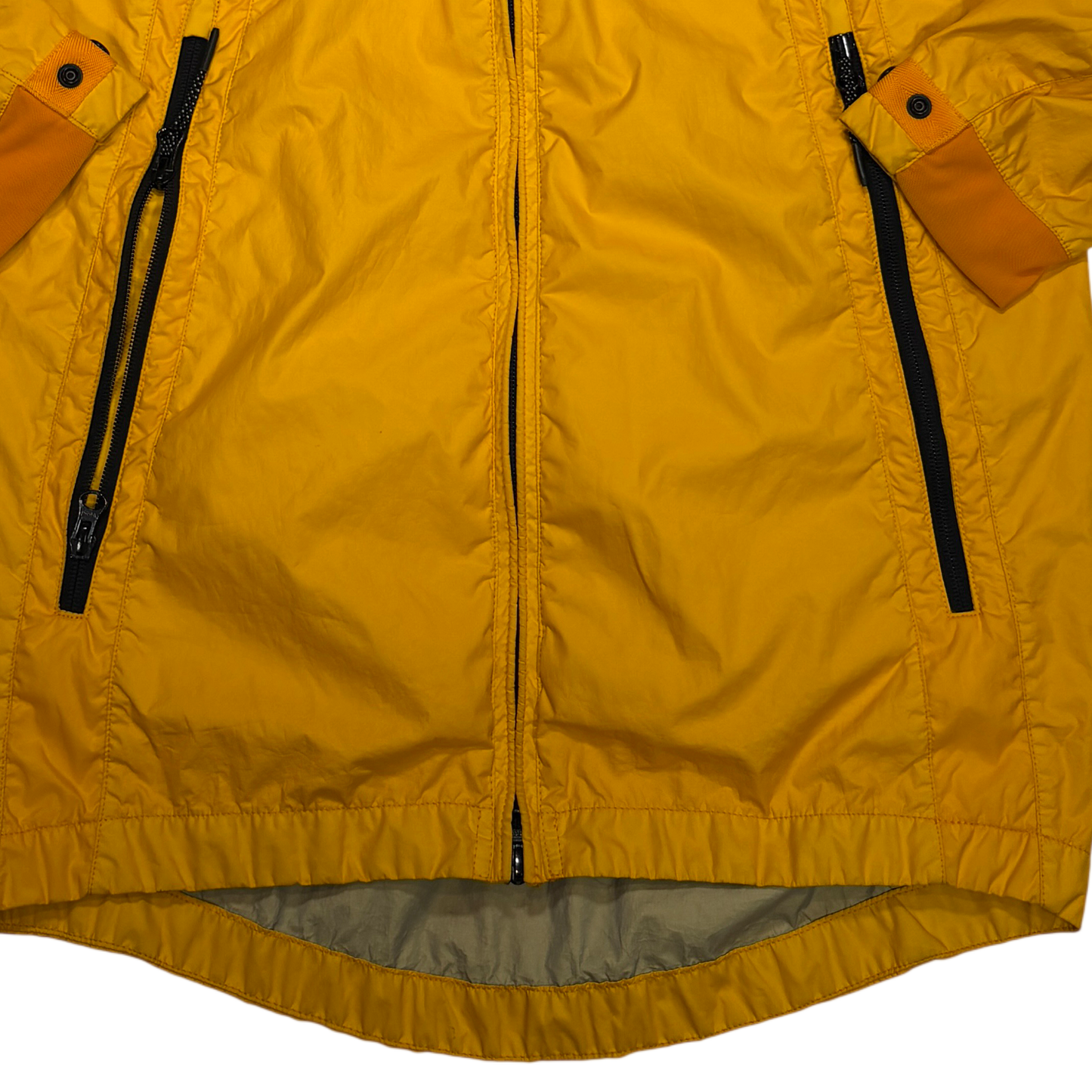 Stone Island X Nike Yellow Hooded Jacket